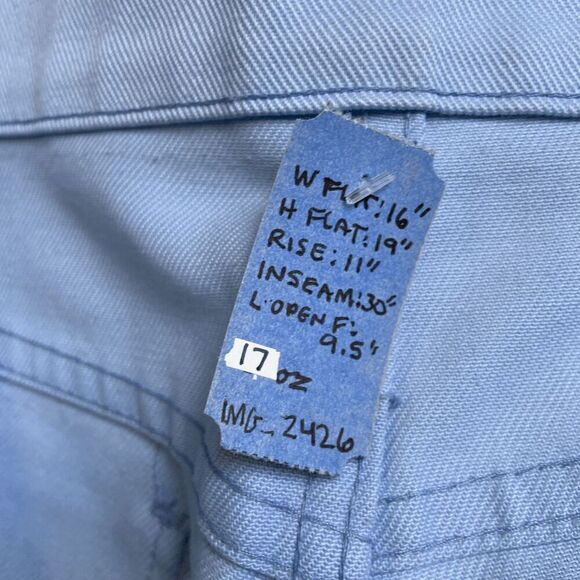 70's Levi's High Waisted Lt Blue Flared Black Tab Trouser Pants UNISEX - 32" wai - Picture 4 of 14